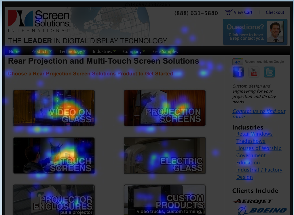 image of crazy eggs heat maps to help you reduce churn by optimizing your website or app