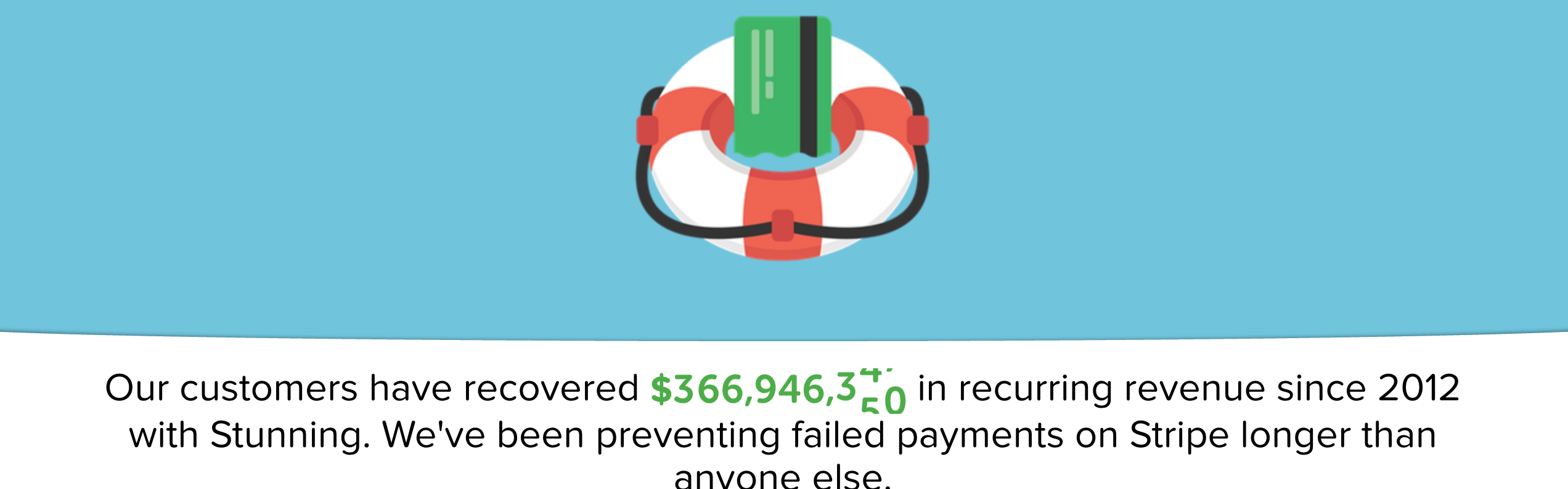 image of stunning which helps reduce churn by making sure all transactions are functioning and updated