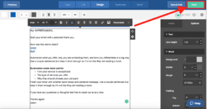 image of step to preview yesinsights into activecampaign integration