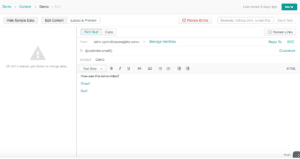 image of what your yesinsights survey will look like when integrating yesinsights into customer.io
