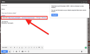 image of step to preview yesinsights into gmail integration