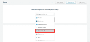 image of Step 6 - selecting convertkit - of how to integrate yesinsights into convertkit